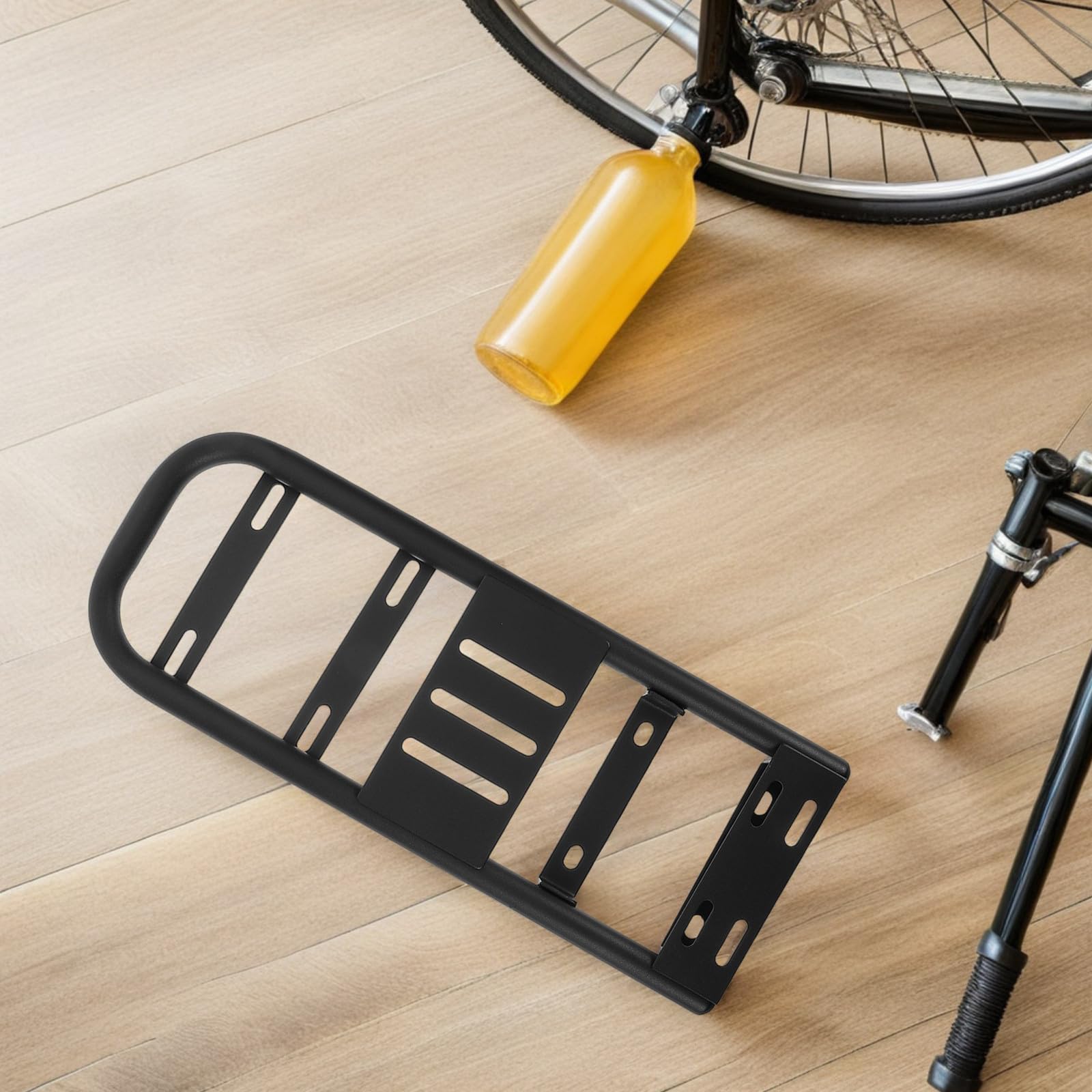 Porte-Bagages en Fer Arrière Noir pour Vélo Électrique Support Allongé | Structure Stable, Usage Voyage et Trajets Quotidiens, Compatibilité Large Ebike