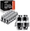 A-Premium Wheel Lug Nuts Compatible with Jaguar XF 2009-2014 XJ XE F-Type XK XKR XFR XFR-S XKR-S XJR Front or Rear 5-PC Set