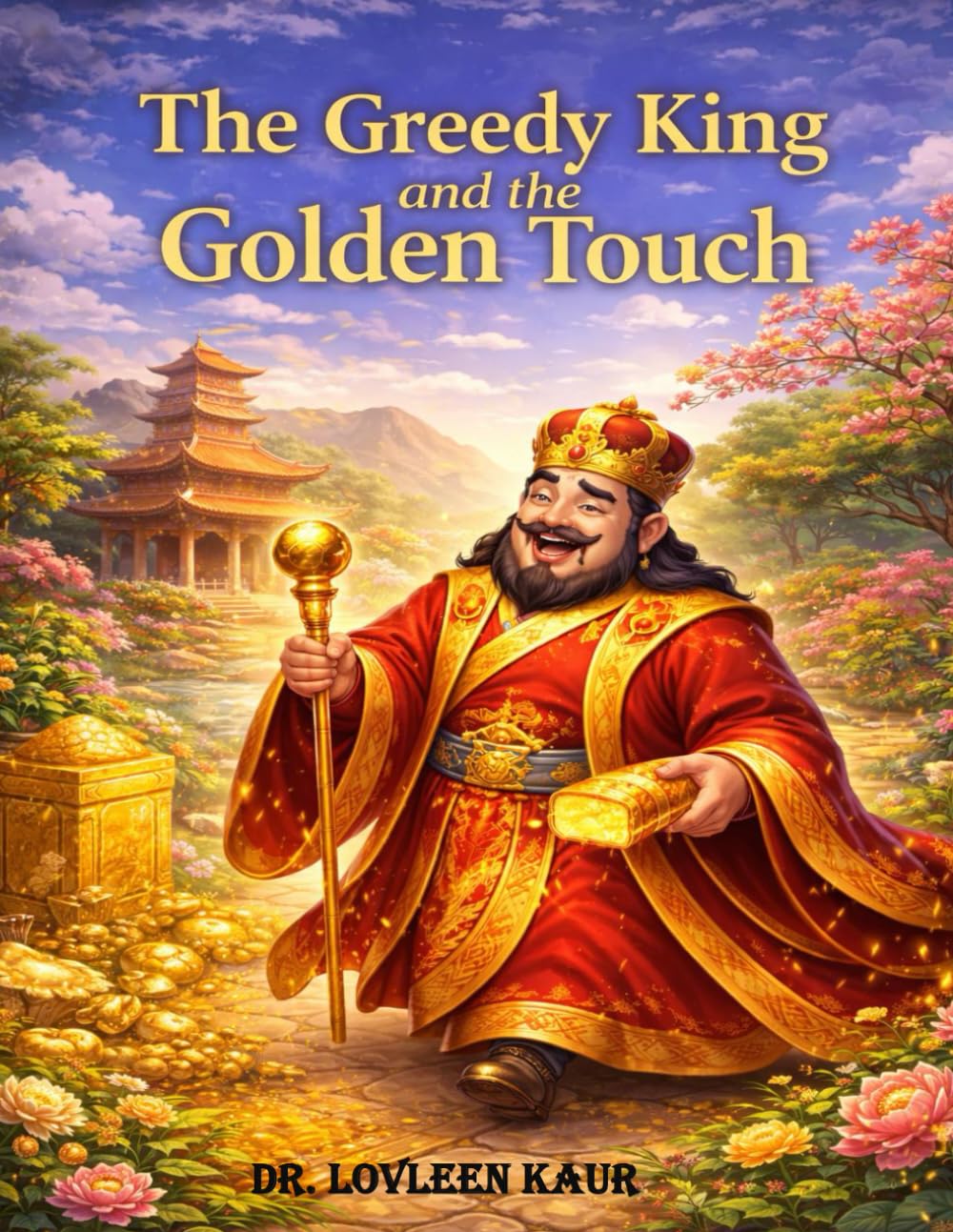 The Greedy King and the Golden Touch: A Moral Story for Kids About Greed and Kindness (Greed Stories for Kids, Volume 2: Golden Lessons from Classic Moral Tales)