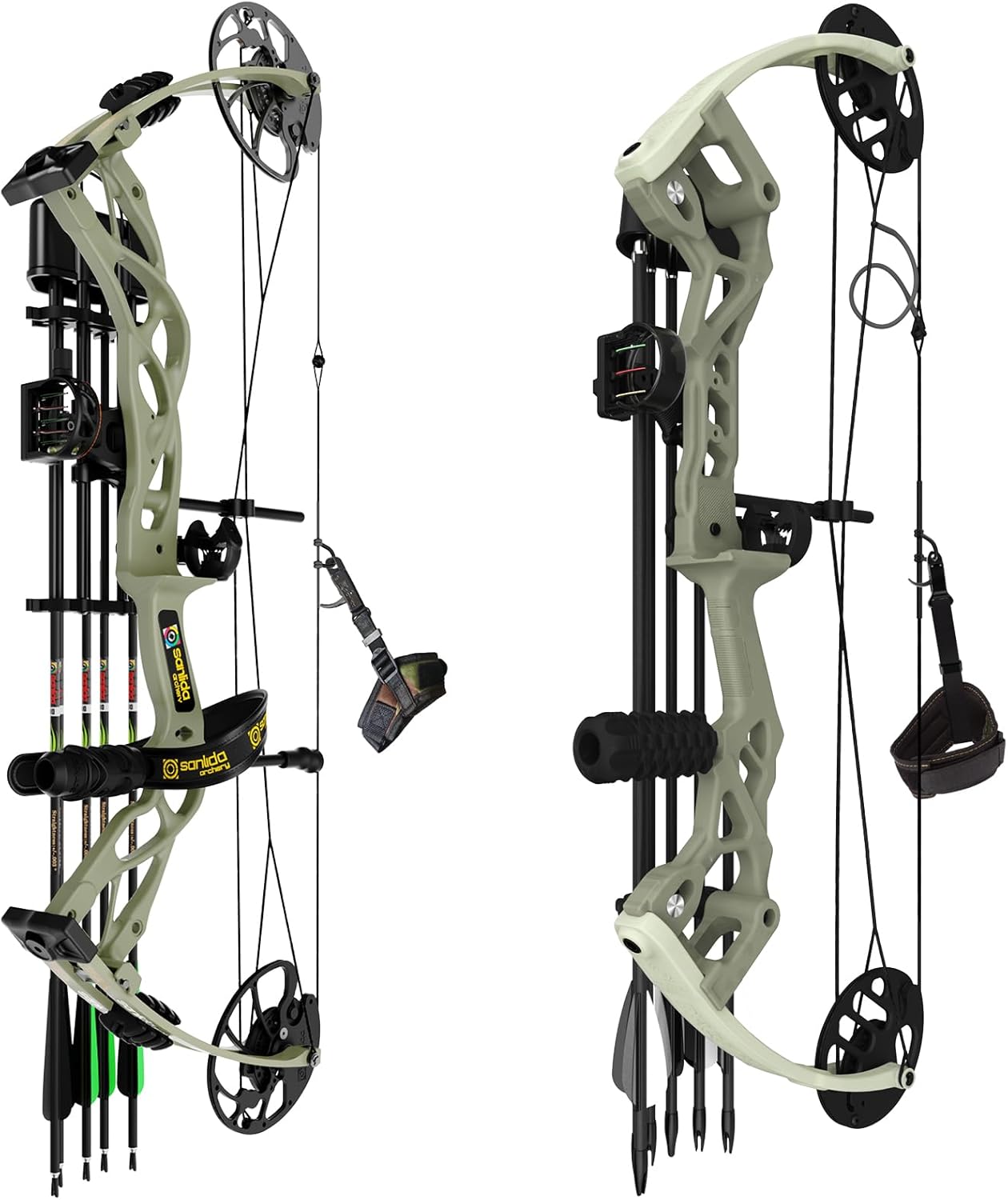 Sanlida Archery Dragon X9 Compound Bow Kit Wilderness and Dragon X6 Youth Compound Bow Kit