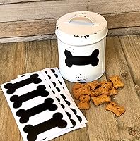 Vista 7 de Dog Bone - Etiquetas de vinilo para pizarra (60 unidades)