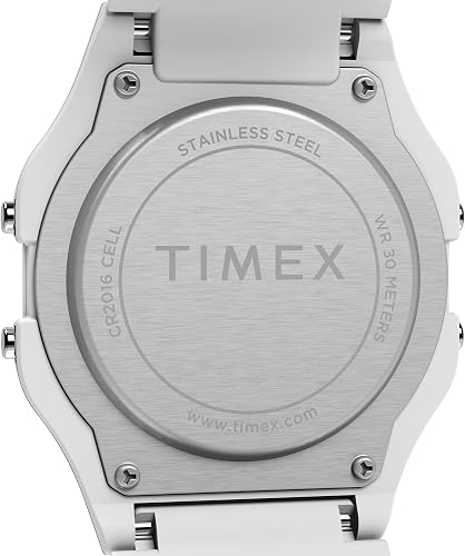Timex NASA Men's Classic Digital 36mm Watch - White Strap Digital Dial White Case - 4