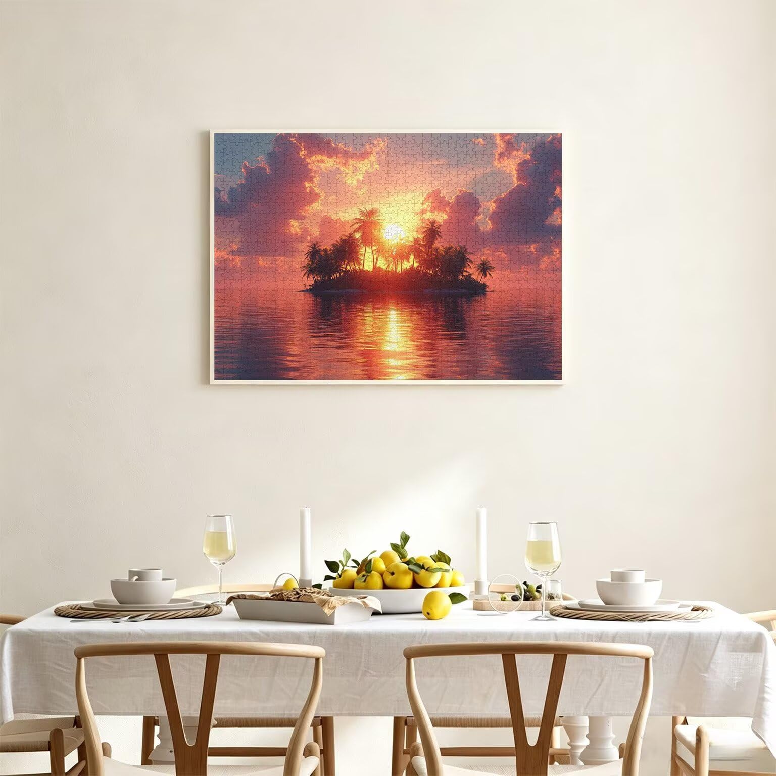 Puzzle dla dorosłych 2000, Island Sunset, 99x70cm, n-780