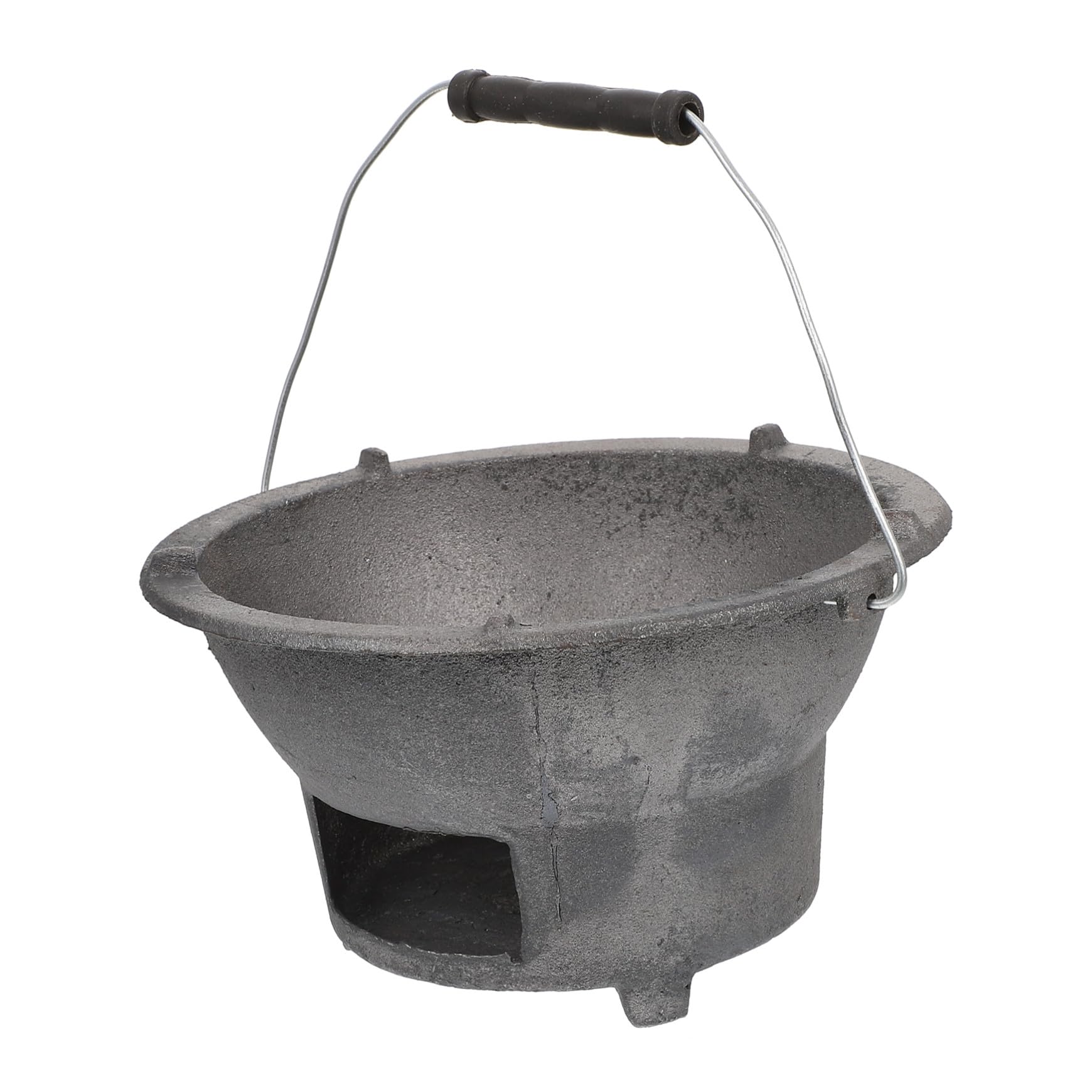 Alipis Barbecue in Ghisa per Esterni Piastra Portatile per Campeggio e Giardino Braciere Resistente e Compatto per Grigliate Outdoor