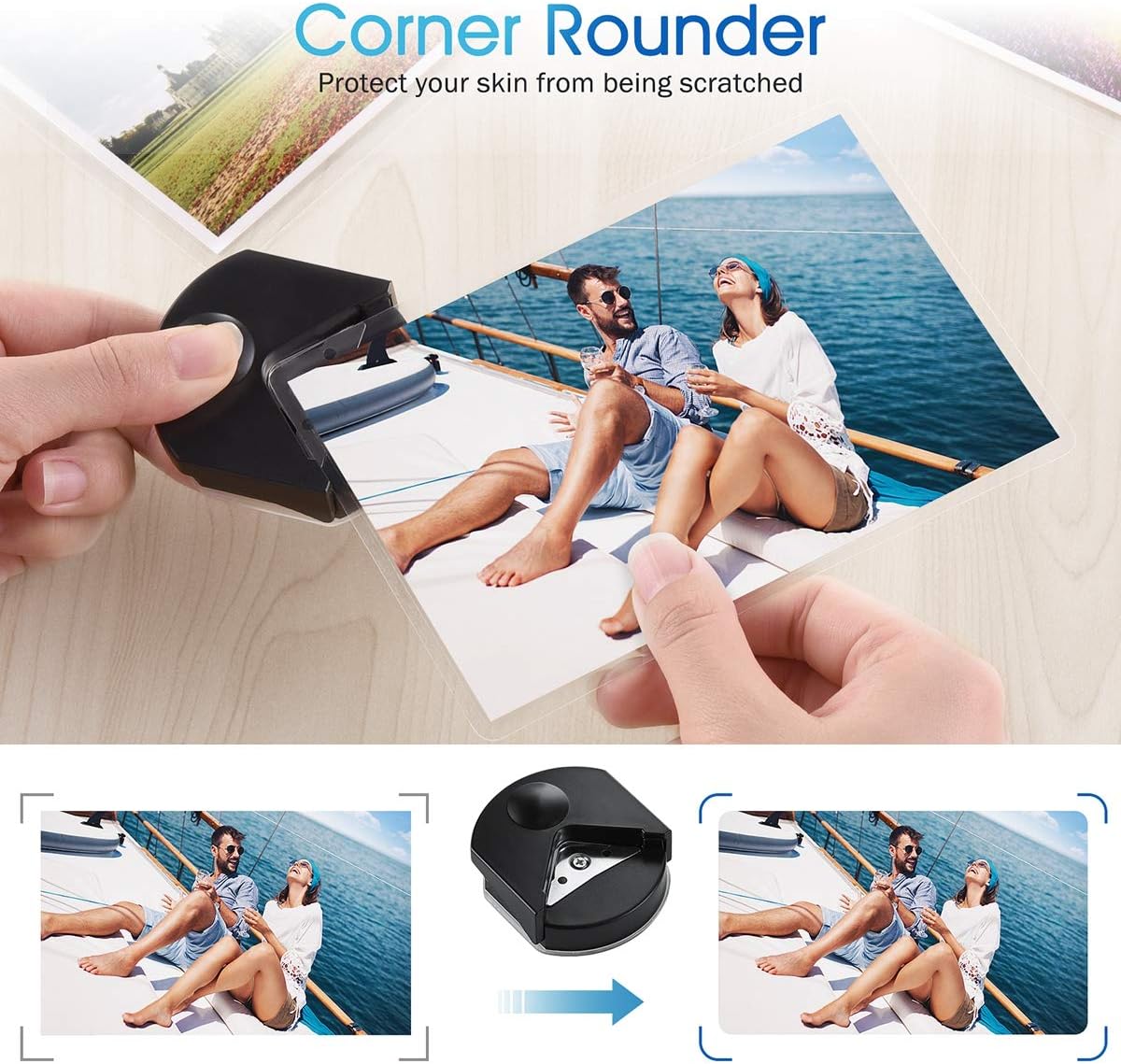 GerTong Laminator Machine 9 inches, 4 in 1 Thermal Laminator with 20 Sheets Laminating Pouches, Paper Trimmer, Corner Rounder for Home Office School