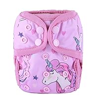 Vista 29 de Pañal para bebé recién nacido 8lbs-10lbs (floral)