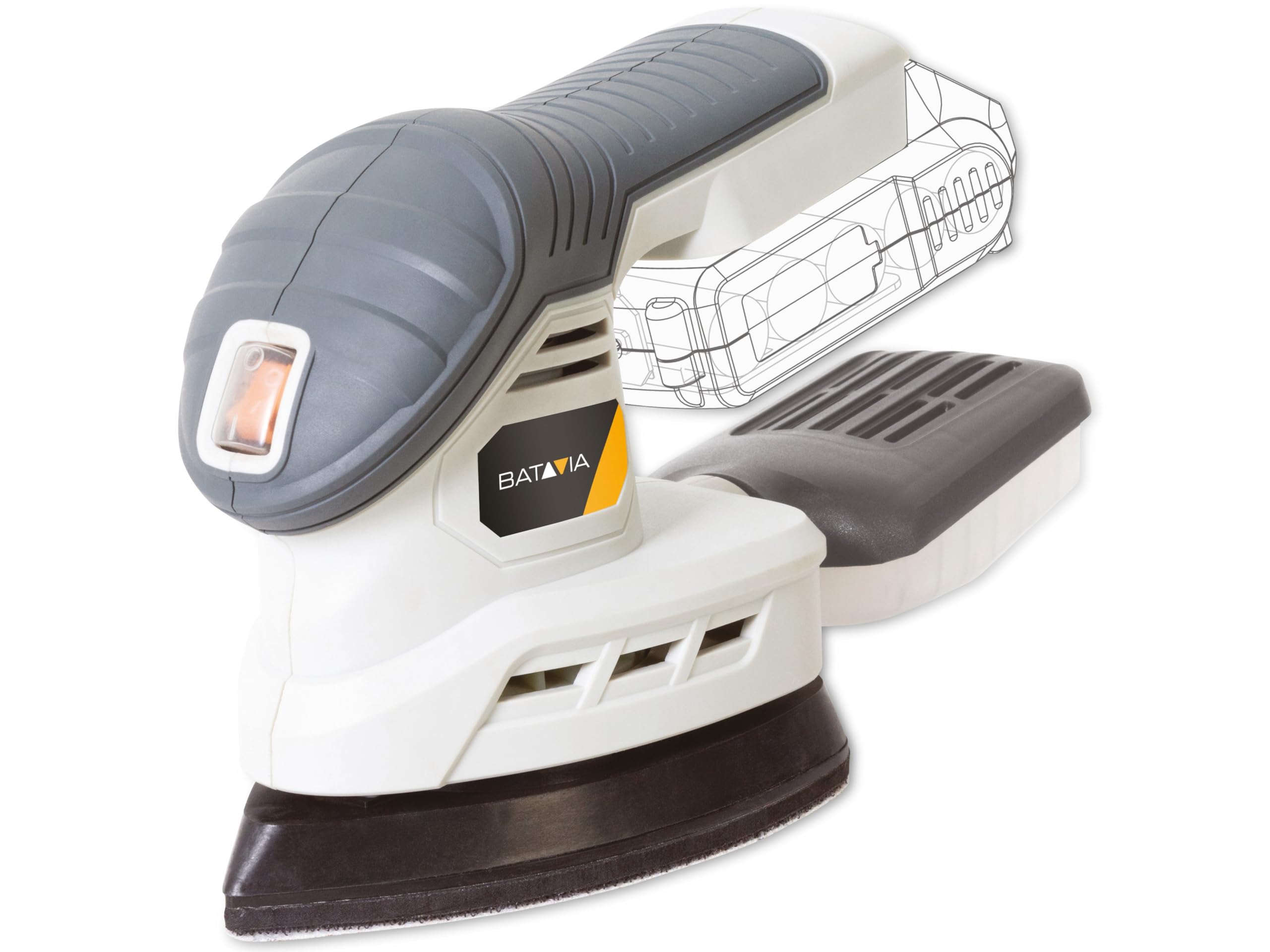 Cordless Universal Sander 18V MAXXPACK | Excl. Battery & Charger