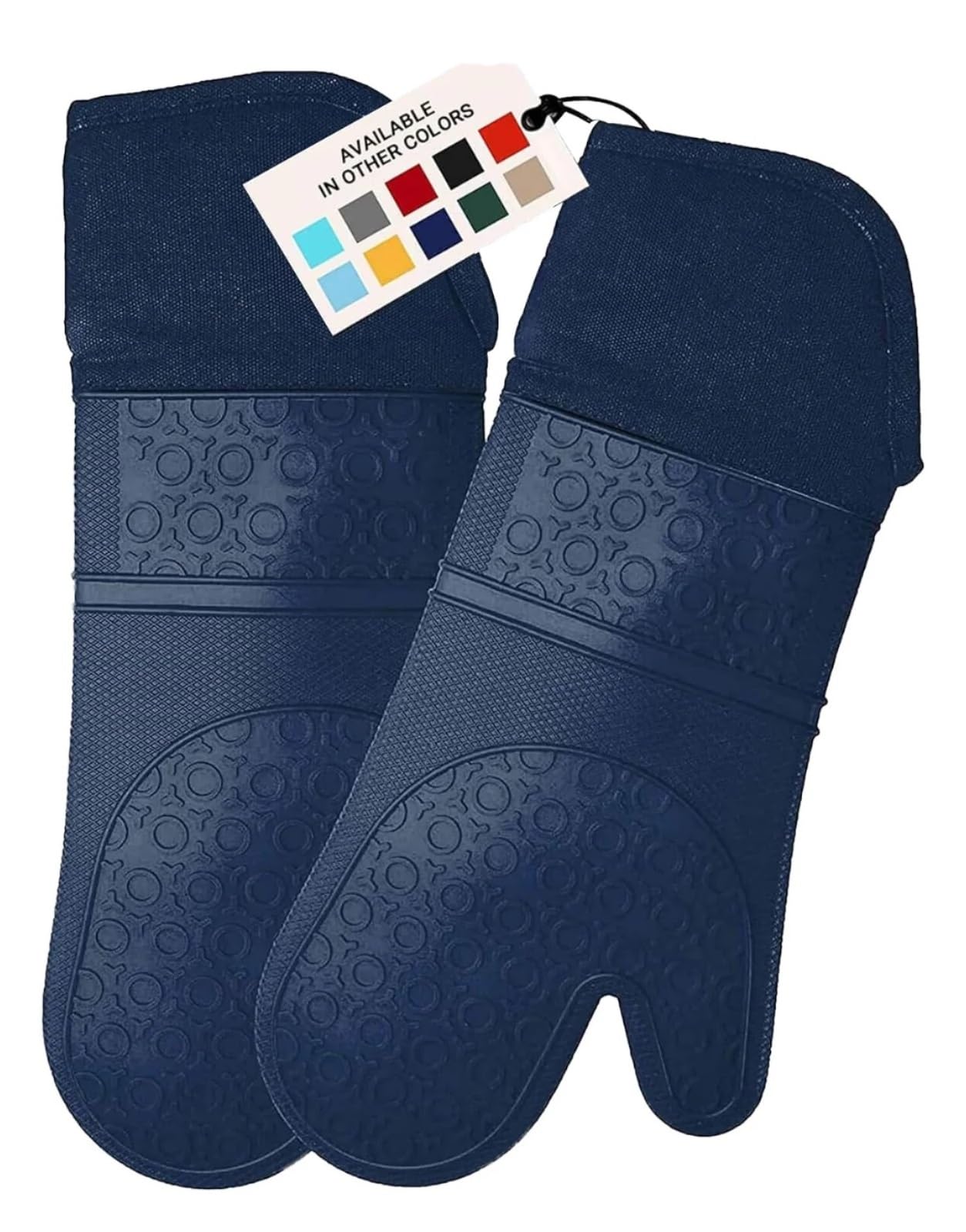 Genérico Guantes de Horno de Silicona, Guantes Antideslizantes para Hornear