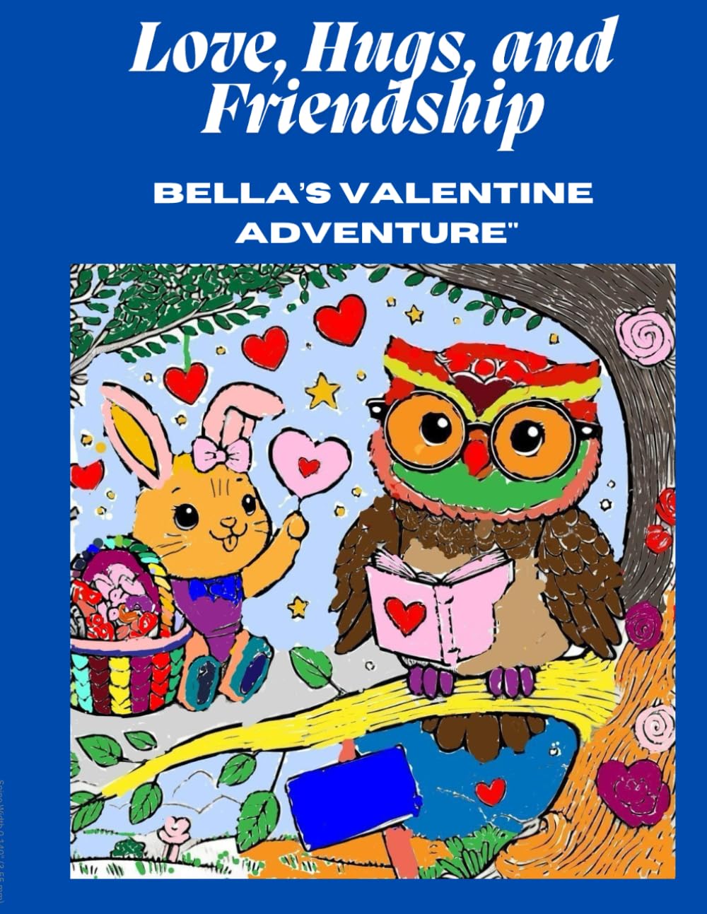 Love, Hugs, and Friendship: Bella’s Valentine Adventure (Adorable Coloring Book Series)