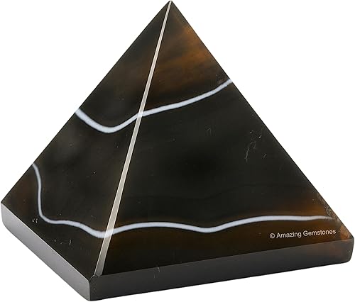 Miniatura 380 de Amazing Gemstone Lapis Lazuli Pyramid Crystal Healing Stones - 2" Great Pyramid Figurine of Natural Stone Pyramid for Meditation, Reiki, Chakra