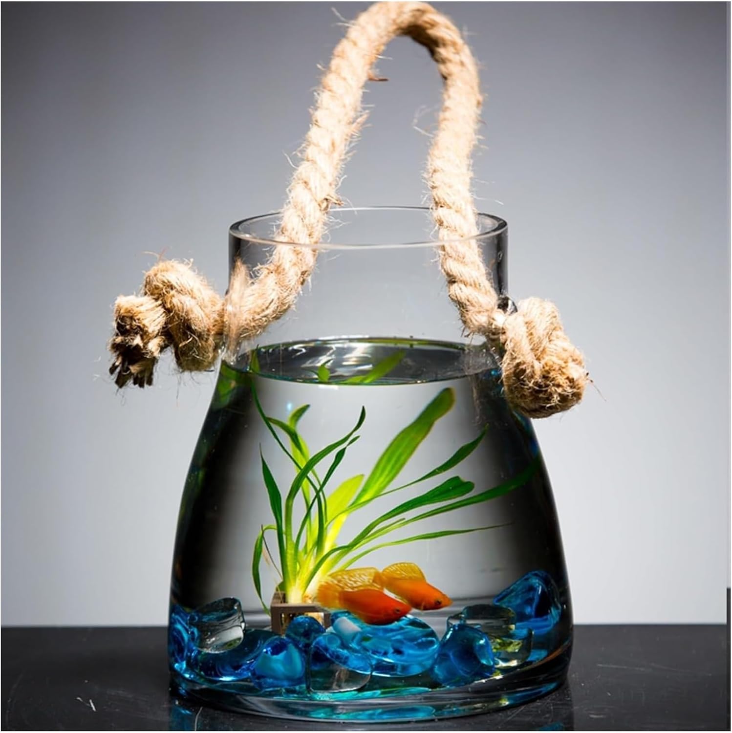 Fish Tank, Fish Bowl, Fish Bowl Living Room Small Wall-Mounted Goldfish Aquarium