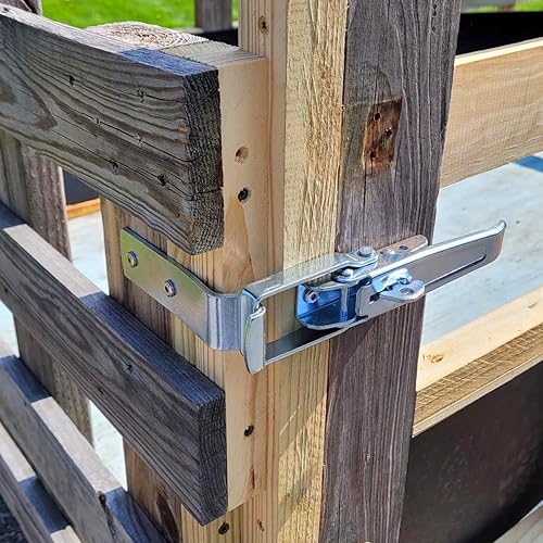 Miniatura 10 de 2 pestillos de puerta de elevación de remolque utilitario, piezas de manija para puerta de remolque de caravana, accesorios de repuesto para caravana