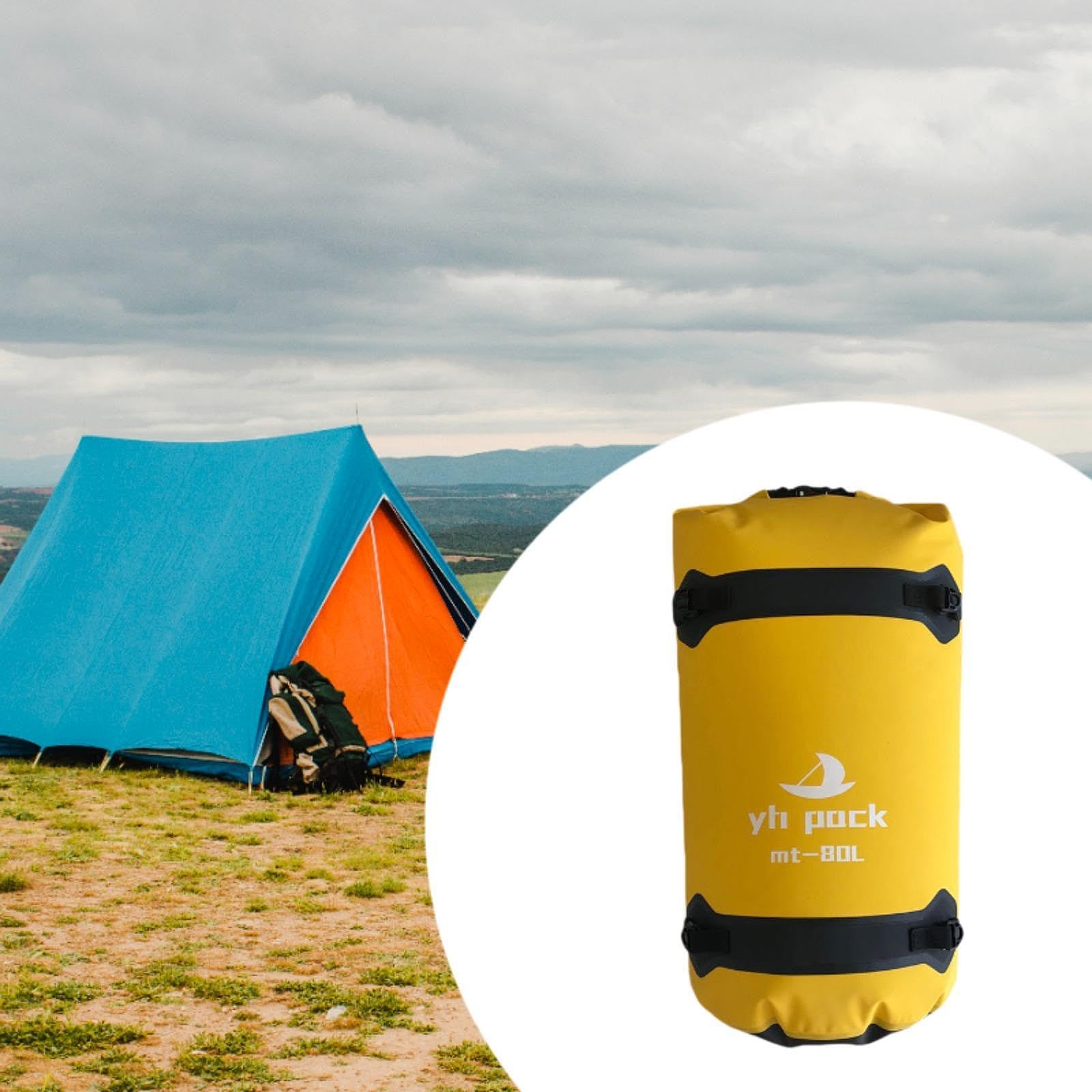 Sac étanche pour Kayak, Sac Flottant, Bandoulière Réglable, Sac de Rangement pour Sac à Dos, Camping et Randonnée
