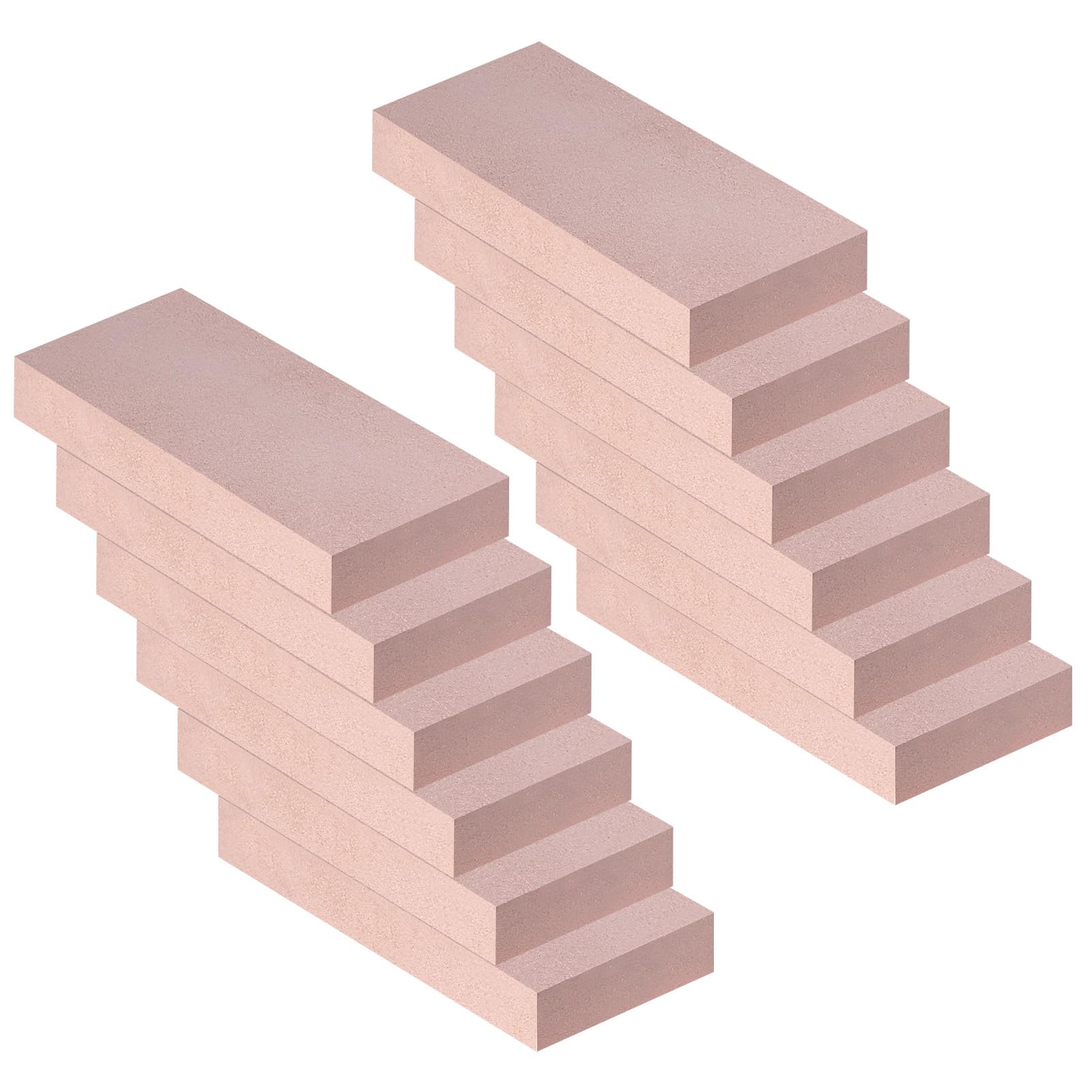 Mattoni refrattari, mattoni refrattari in argilla resistente alle alte temperature, per stufe a legna, camini, forni per pizza, braciere e affumicatori per barbecue, dimensioni 22,9 x 4-1/2 x 1-1/4