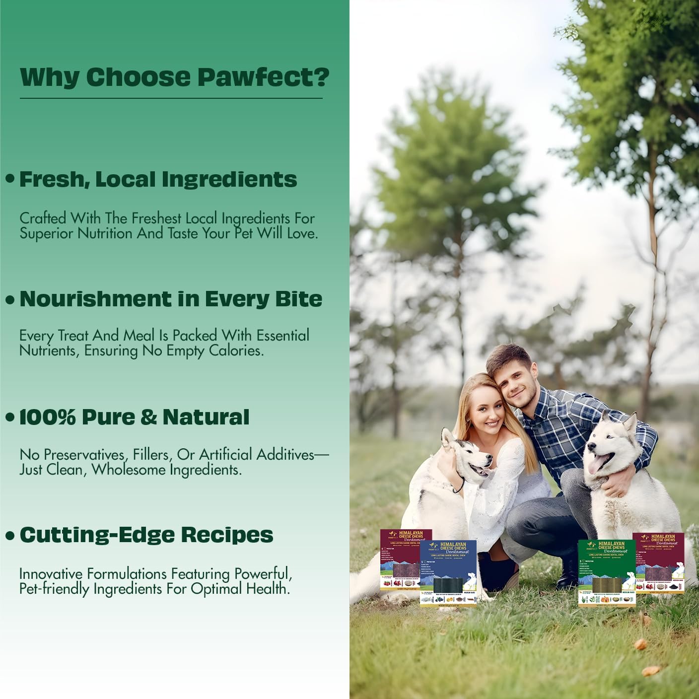 Pawfect Himalayan Cheese Dental Chew with Superfoods for Dogs| Aloe, Green Tea, Honey, Fennel, Sesame Seeds| Natural, long lasting chew| 3 Chews for Large Dogs (420g/14.81oz)| High protein| Grain-free