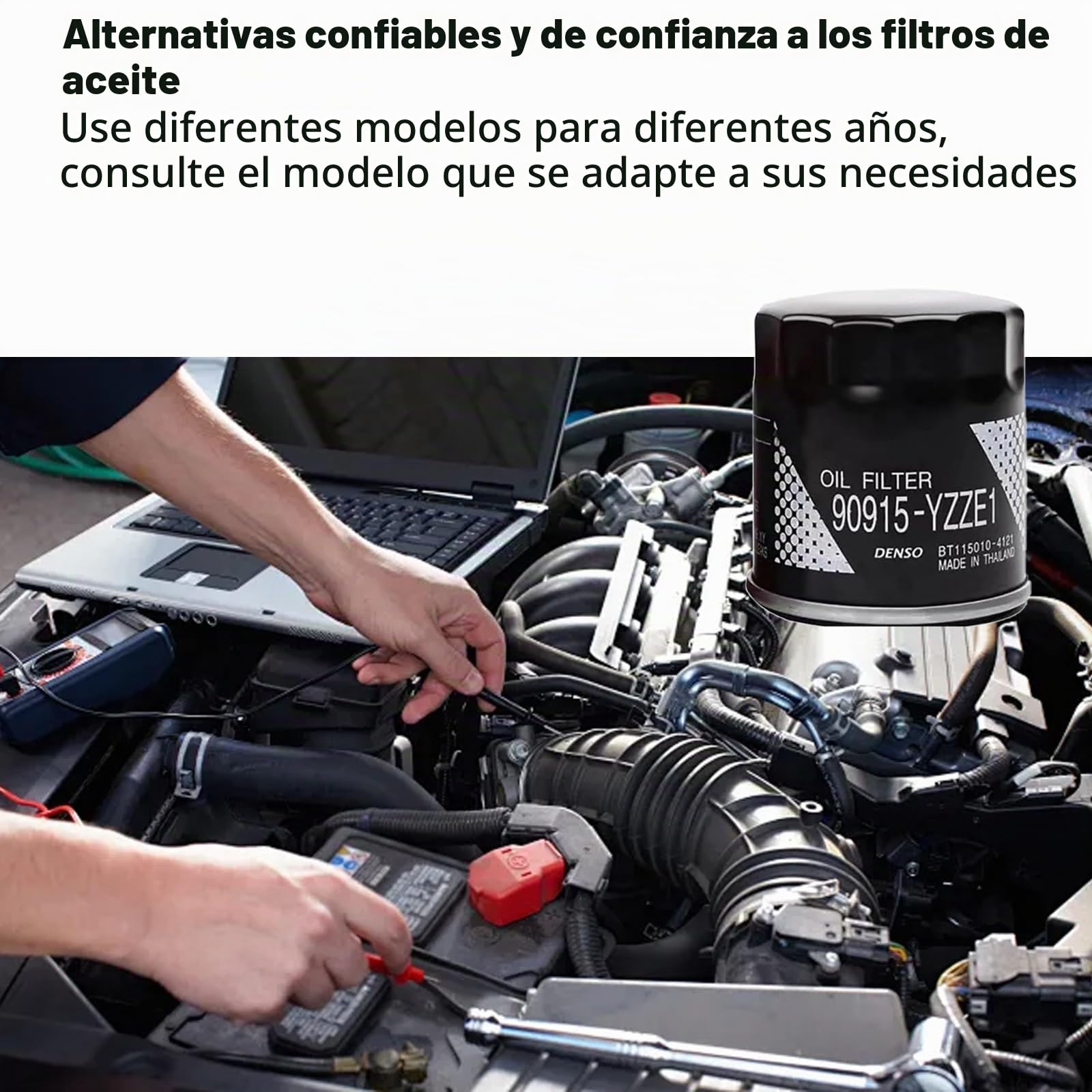 ひー③ Amazon.com: Filtro de aceite de repuesto automotriz genuino para