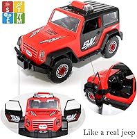 Vista 3 de FYD 2in1 Take Apart Jeep Car STEM Learning Assembly Playset with Functional Battery-Powered Drill - Early Childhood Developmental Skills