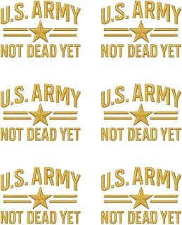 Veterans Casual Not Dead Yet DD-214 Iron On Transfer for Women 6pcs