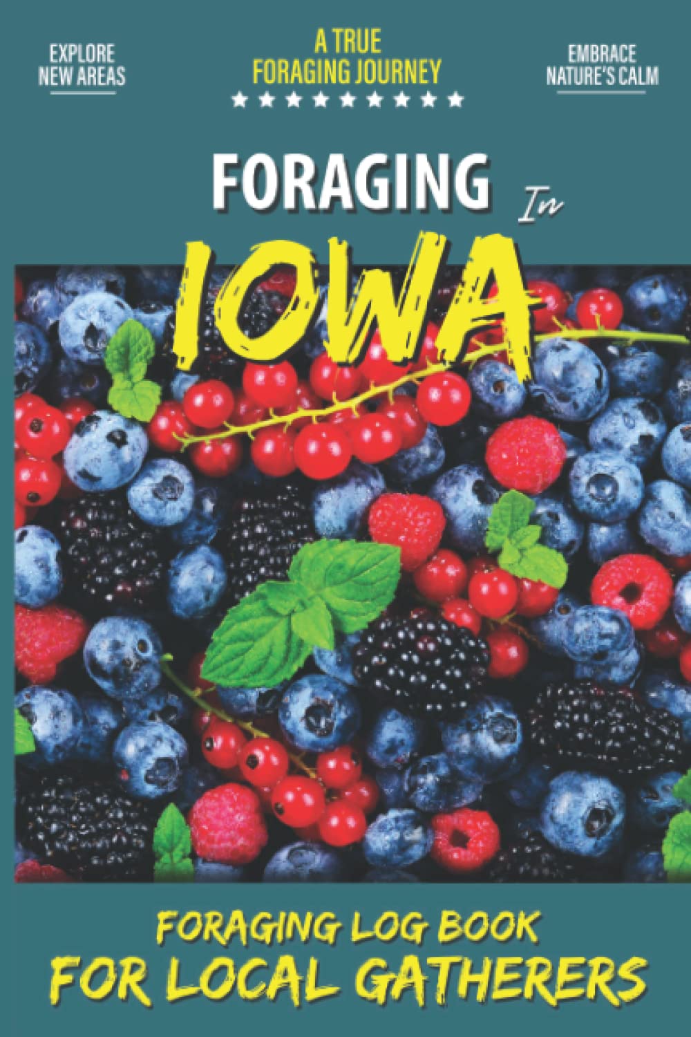 Foraging in Iowa: Foraging Log Book For Local Backyard Gathers, Identification Journal And Gift For Man & Women