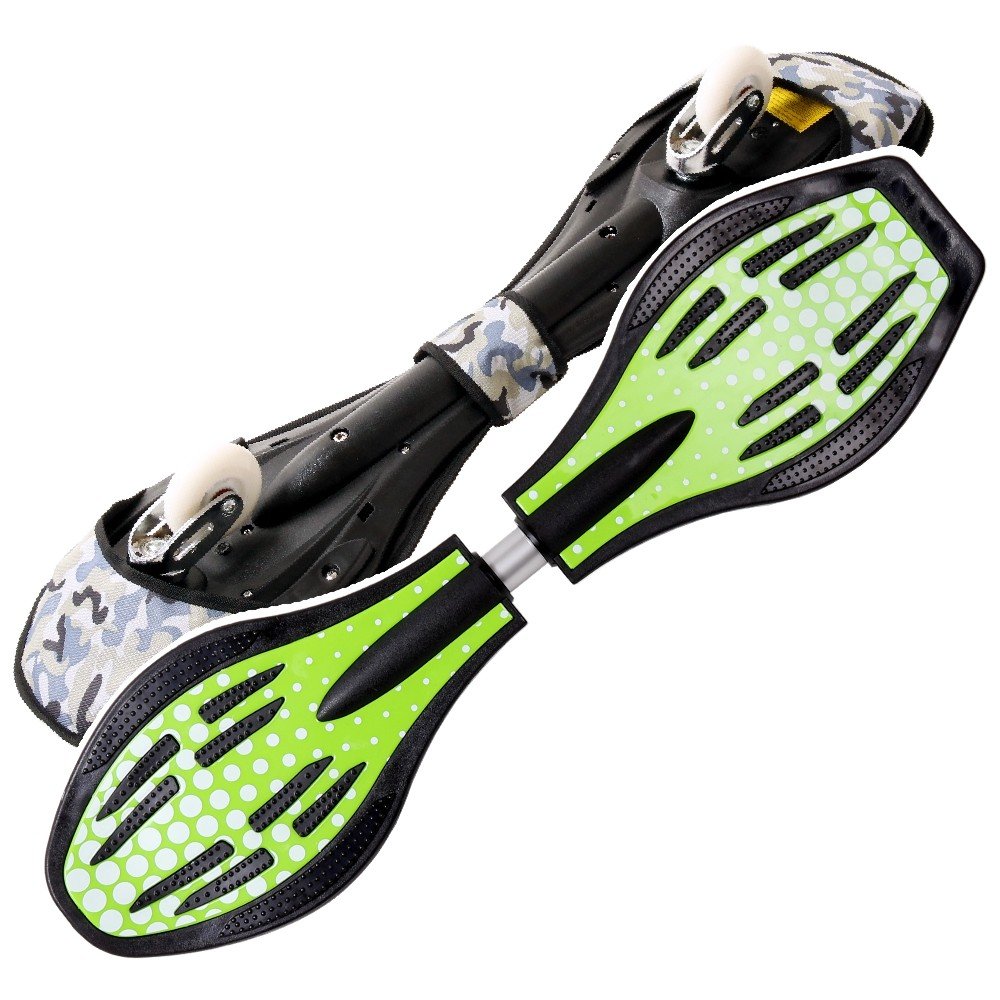 FunTomia Waveboard con LED Ruote - Cuscinetti: MACH1 2RS - Carico massimo: 120 kg