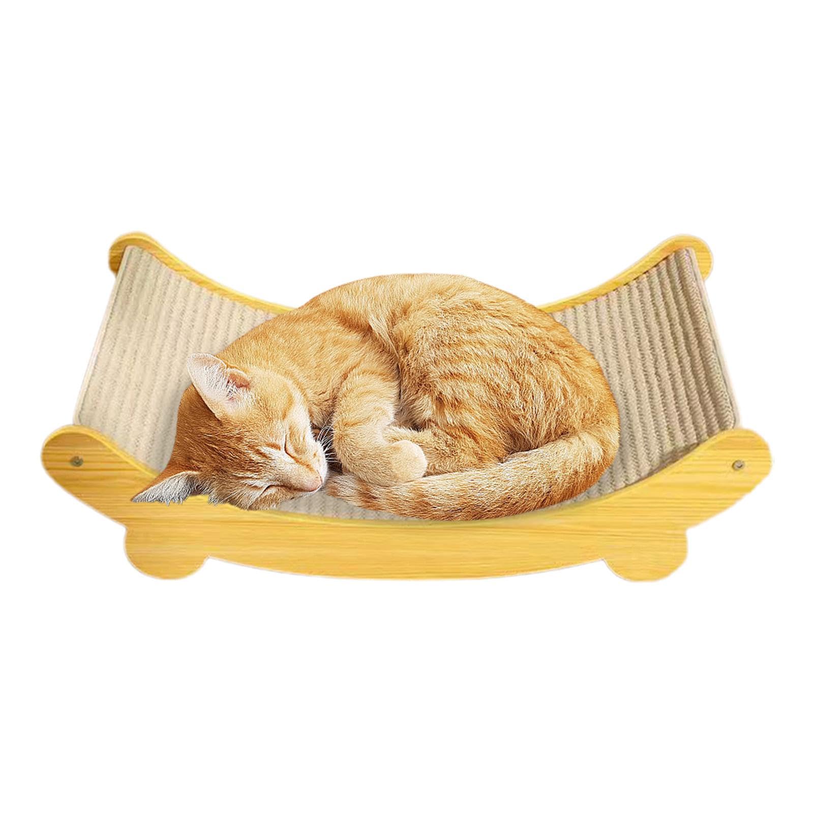50x32cm Sisal Cat Scratcher Bed Sisal Cat Scratching Board Cat Scratching Lounge Bed Sisal Density Board Cat Scratching Chair For Small Medium Cats And Pets