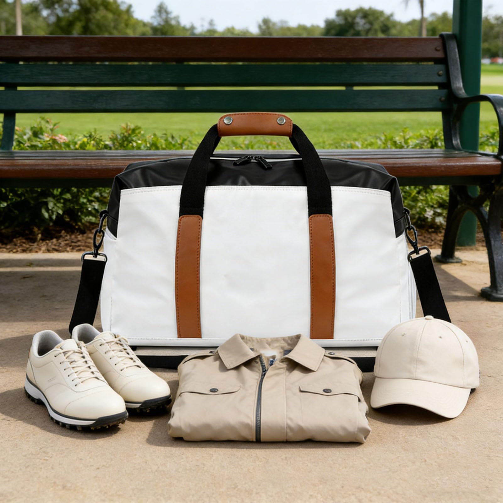Zunate Borsa da Palestra Impermeabile con Scomparto per Scarpe | Borsone Leggero per Uomo e Donna, Allenamento e Viaggio (#1)