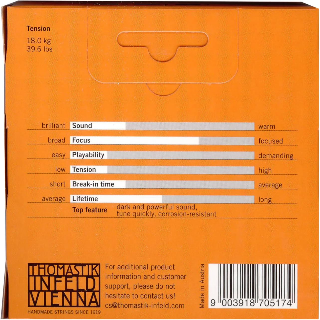Thomastik-Infeld AL100.14 Chrome Violin Strings, Custom