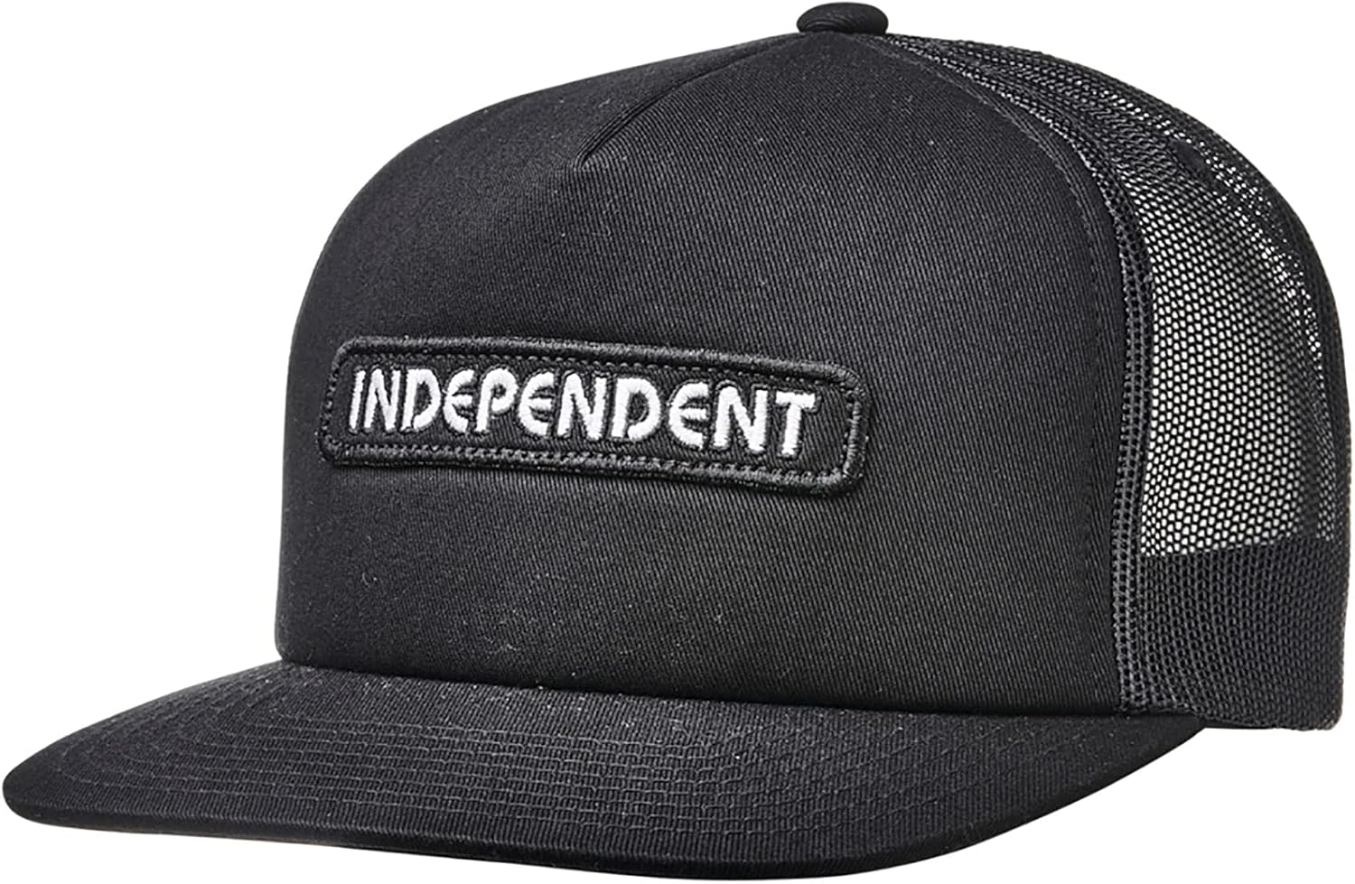 Independent Men's B/C Groundwork Mesh High Profile Trucker Adjustable Hats,One Size,Black