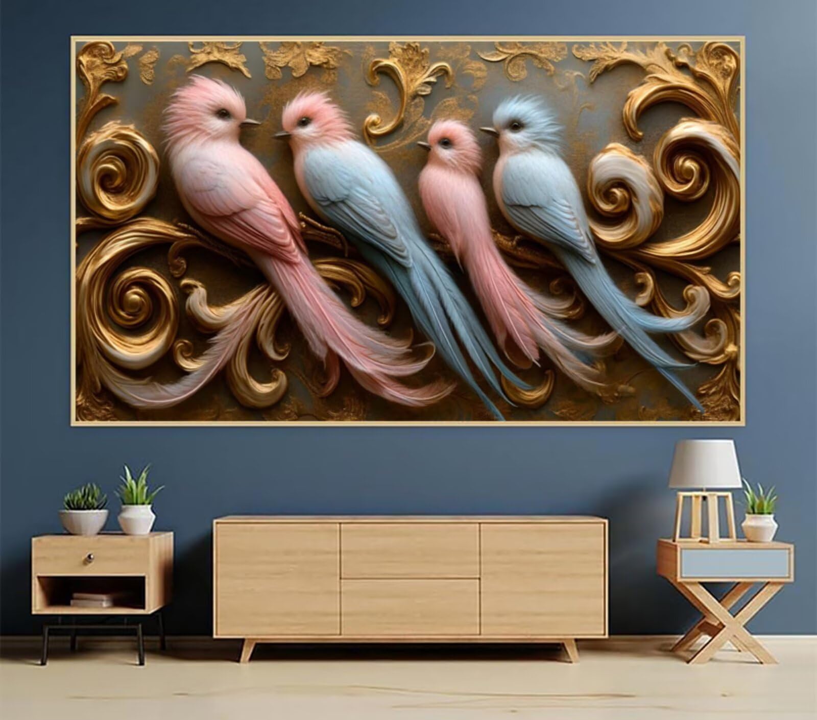 Zestawy artystyczne z ptakami dla dorosłych, duże, 90 x 150 cm, diamentowy wzór rzeźby, DIY, pełne wiercenie, kryształowe obrazy, haft dla początkujących, sztuka i rękodzieło, do dekoracji pokoju