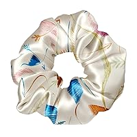 Vista 12 de LILYSILK Coleteros de seda para prevenir el encrespamiento y las roturas - Sujetadores de cola de caballo de seda de morera, gomas elásticas