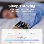 Smart Watch for Men Women (Answer/Make Call), 1.83" HD Fitness Tracker with Heart Rate/SpO2/Sleep Monitor, Pedometer, 120+ Sport Modes, IP67 Waterproof, 7-Day Battery, for iOS Android, Black