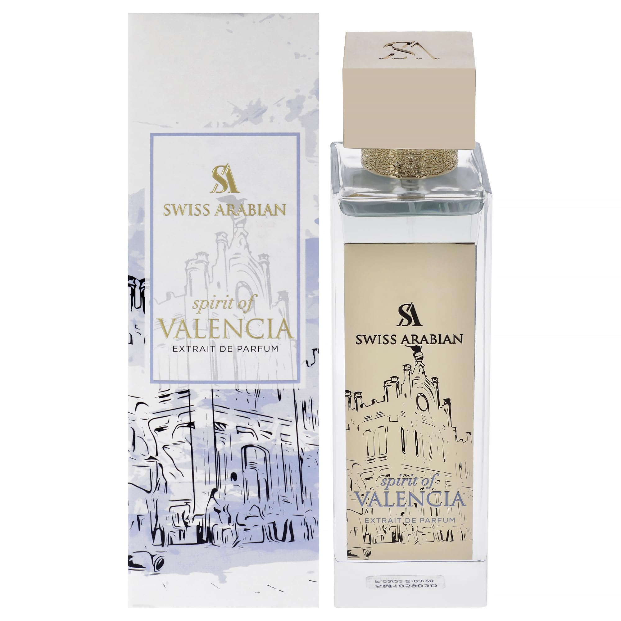 Swiss ArabianSpirit of Valencia - Arabian Perfumes for Women and Men - Long Lasting Extrait de Parfum - Citrus, Floral, Amber Perfume - 3.4 oz