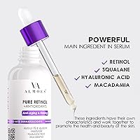 Vista 3 de Almoes Retinol Serum for Face,Moisturising Serum for Face with Macadamia,Firming Skin,Antioxidant,Increase Skin Elasticity,Hyaluronic Acid