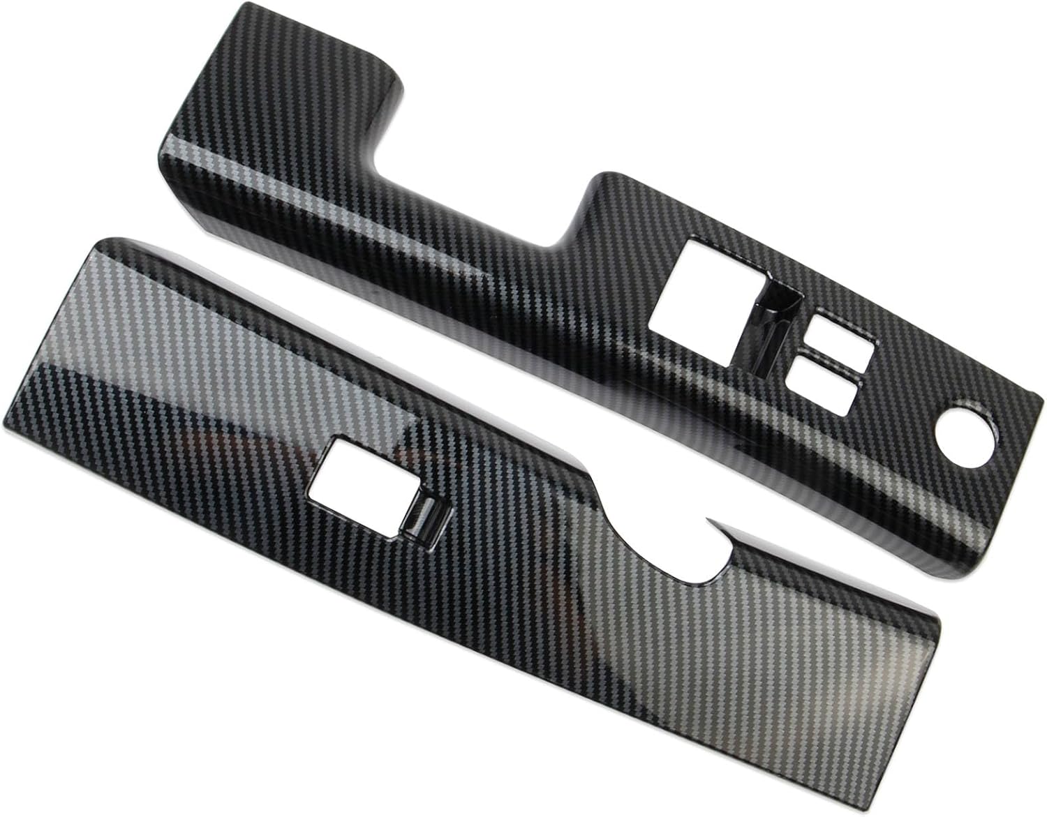 Carbon Fiber Interior Door Window Lift Switch Panel Cover Trims Accessoriess for Nissan 350Z