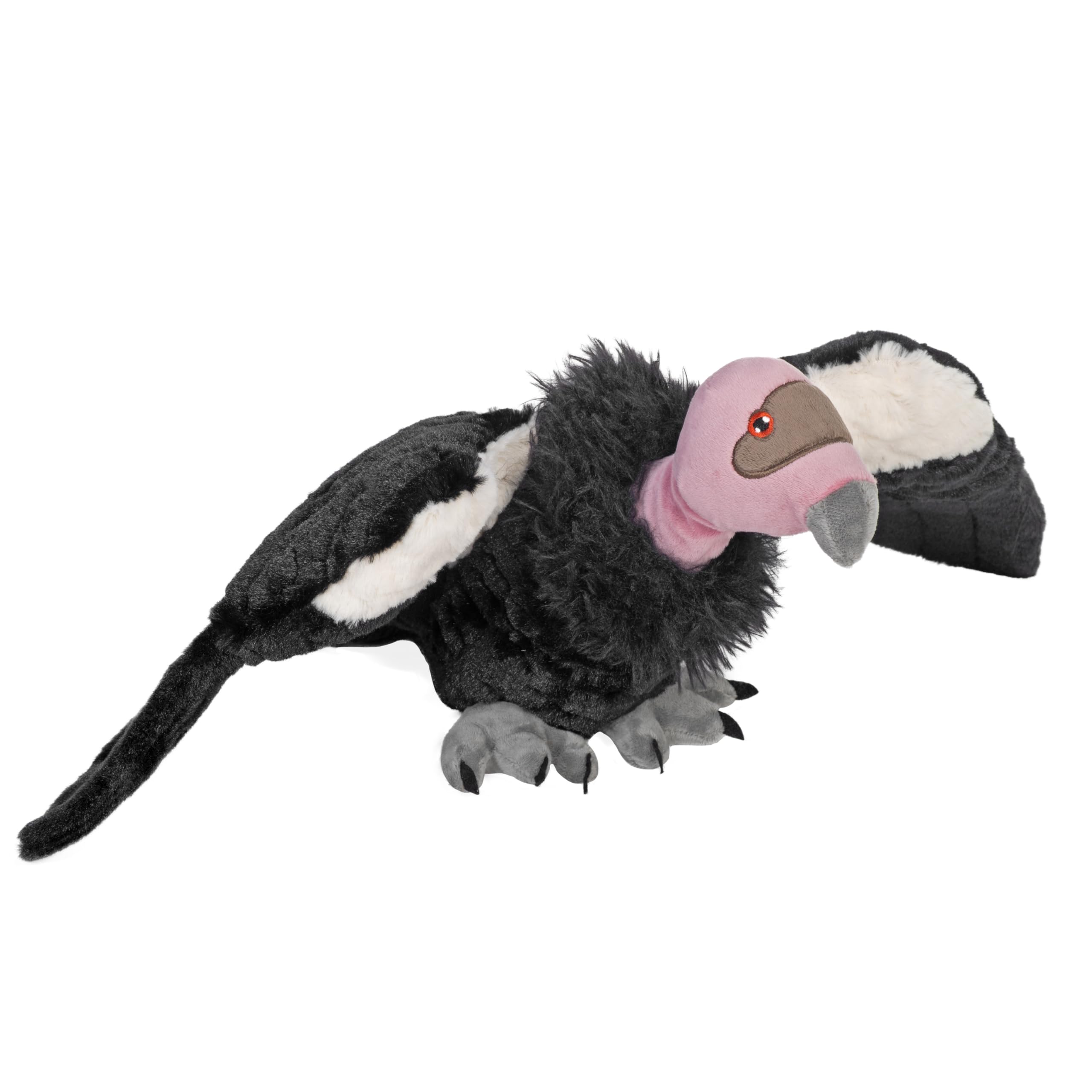 Wild Republic Cuddlekins Eco California Condor Peluche da 30,5 cm Con Bottiglie D'Acqua Riciclate