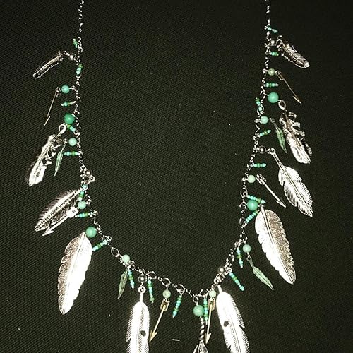 Miniatura 7 de Honbay 100 dijes de flecha de aleación de plata antigua de 1.2 pulgadas para fabricación de joyas o manualidades de bricolaje, aleación, No es una