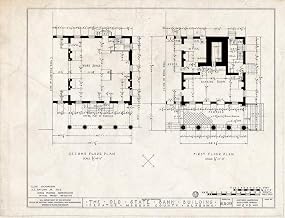 Historic Pictoric : Blueprint HABS ALA,52-Deca,1- (Sheet 2 of 8) - State Bank of Alabama, Decatur Branch, Bank Street & Wilson Avenue, Decatur, Morgan County, AL 24in x 18in