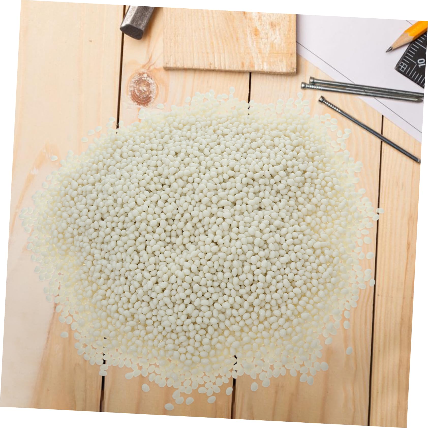 Alipis Pegamento en Gránulos para Manualidades y Muebles, Cola Carpintero Madera de Pvc, 1000g, Adhesivo Termofusible Fuerte para Cantos y Bricolaje