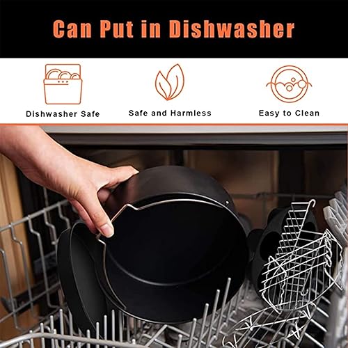 Miniatura 3 de Alvinlite Freidora de aire para hornear, accesorios para freidora de aire cuadrada para ollas a presión, freidoras de aire y hornos (7.1 pulgadas)