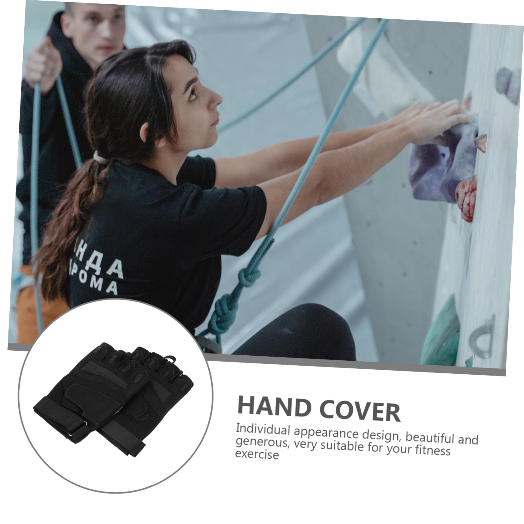 1 Par Guantes de Ciclismo Fitness guantillas Gimnasio Gym Gloves Antideslizantes Importante Accesorios Aptitud física Nylon
