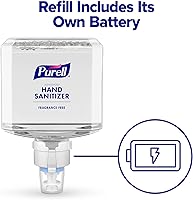 Vista 3 de PURELL ES8 Automatic Hand Sanitizer Dispenser, Graphite, for 1200 mL PURELL ES8 Hand Sanitizer Refills (Pack of 1) - 7724-01