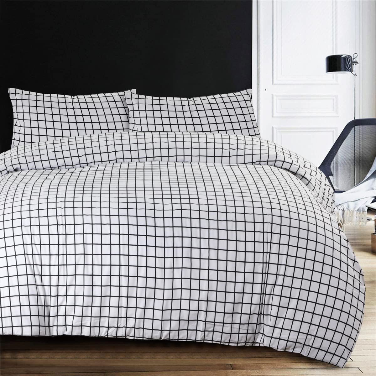 NIYS Luxury BeddingPercale Duvet/Quilt Cover Set in Single, Double and King Size with pillow cases