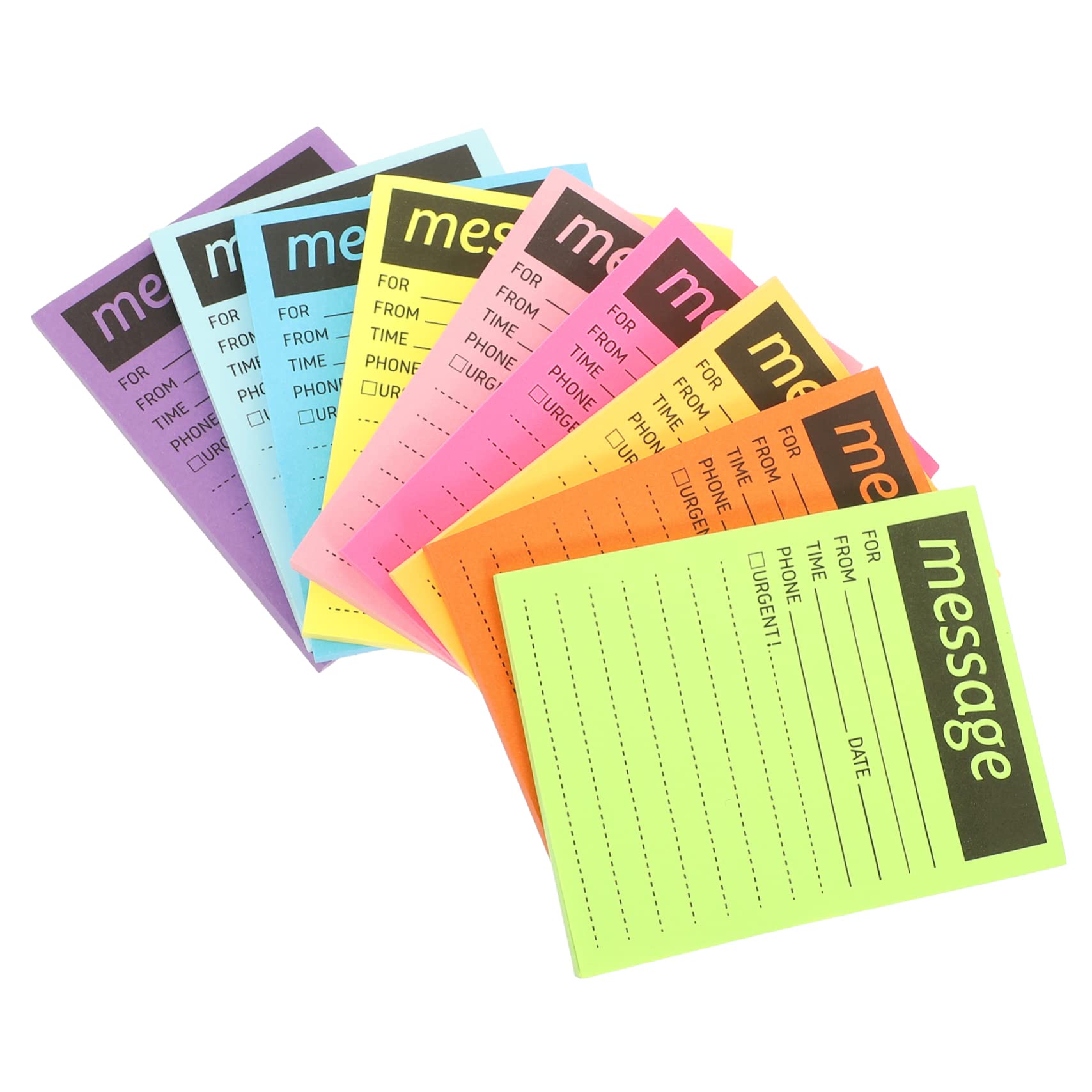 Housoutil 5 Stück Multifunktionale Haftnotizen Farben Selbstklebende Notizzettel für Büro Schule Haushalt Tragbare Memo Pads mit Stark Haftender Oberfläche für Tägliche Notizen und