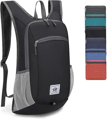 10L Hiking Backpack Lightweight Packable Daypack Small Travel Outdoor Camping Foldable Shoulder Bag