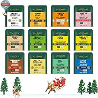 Vista 7 de Edición limitada – Calendario de Adviento 2026 Juego de regalo plegable de bolsas de té 24 sabores únicos – Caja de regalo de vacaciones