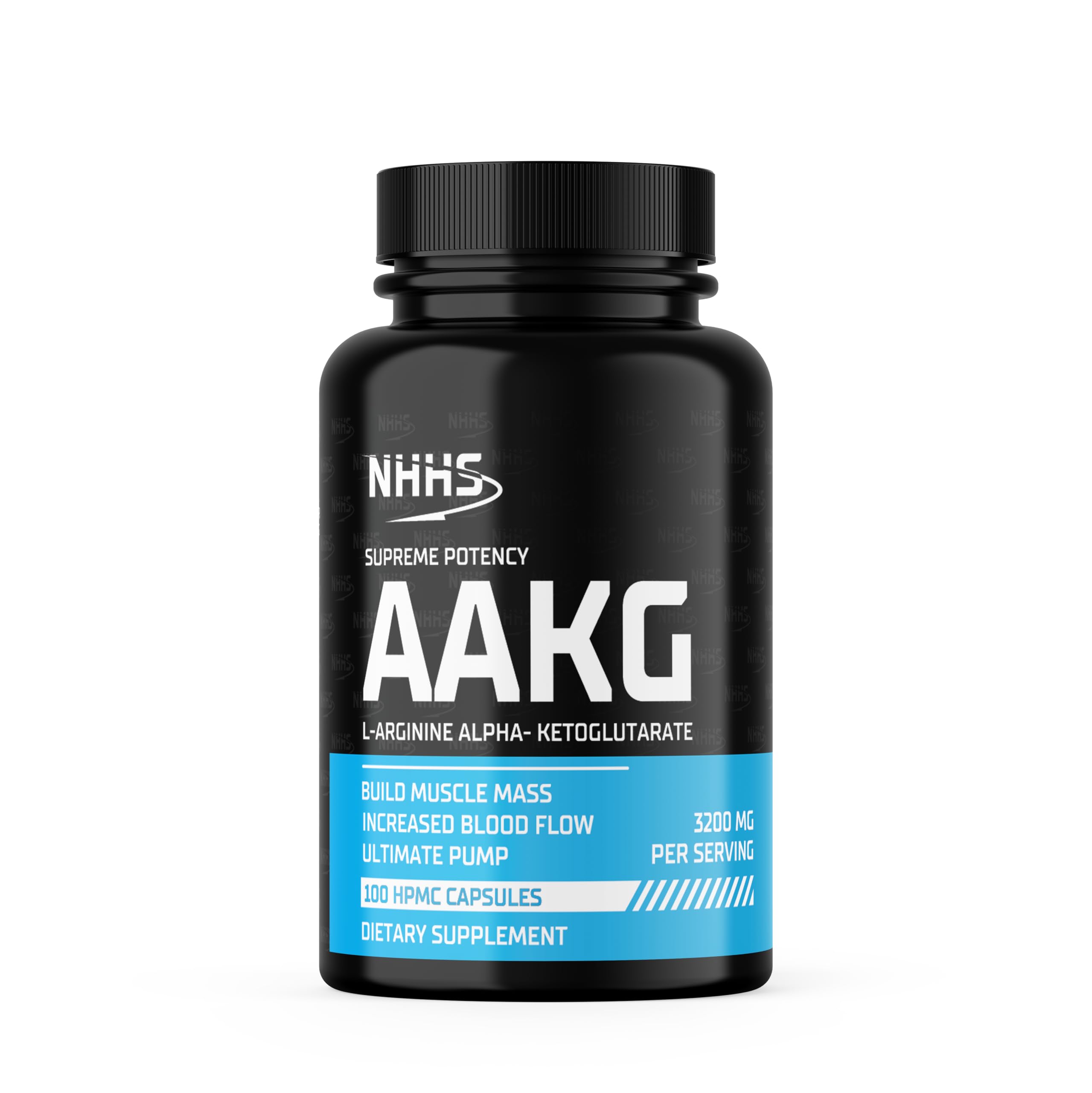 Supreme Potency L-Arginine AAKG, 3200mg, 100 Vegan Capsules 100 Count (Pack of 1)