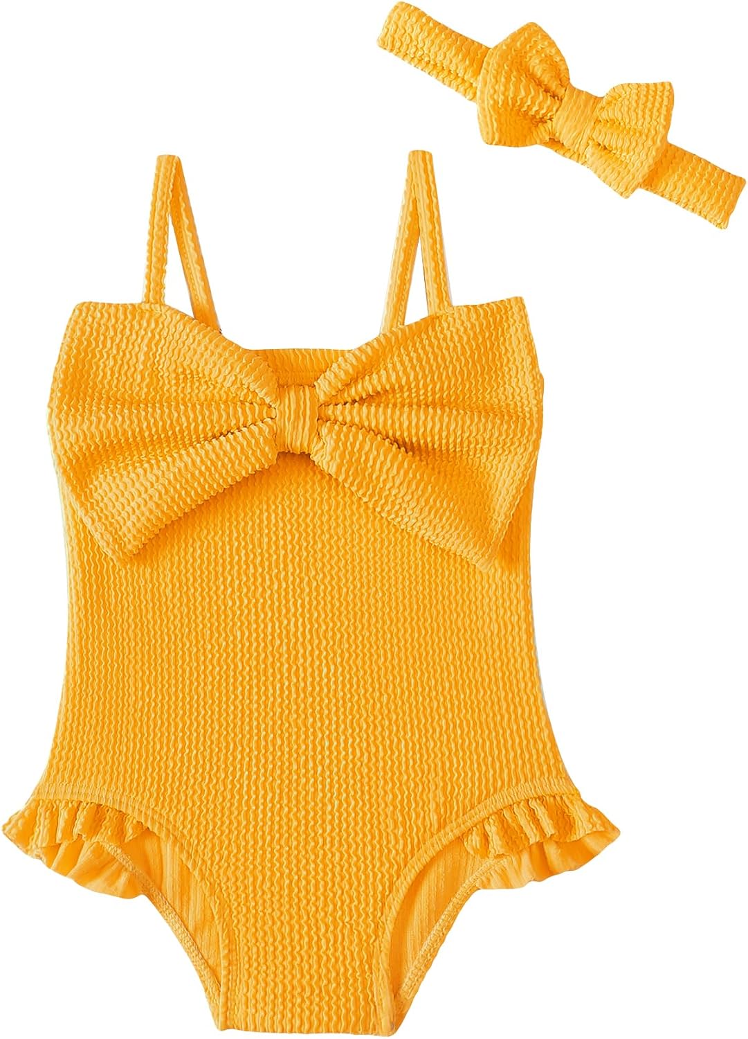 Mioglrie Toddler Baby Girl Swimsuit Infant Bathing Suits Summer Beach Swim Suit Newborn One Piece Swimwear for Girls
