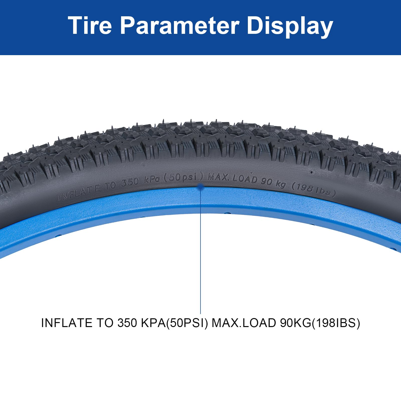 Amazon | FengCan 1本 27.5 2.10 タイヤ,27.5x2.10 52-584 自転車