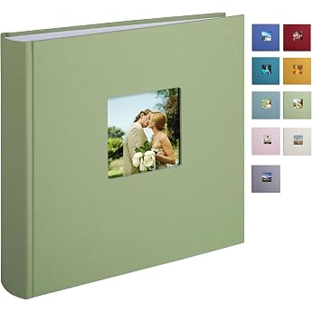 1DOT2 Linen Photo Album 30 x 30 cm Sage Green