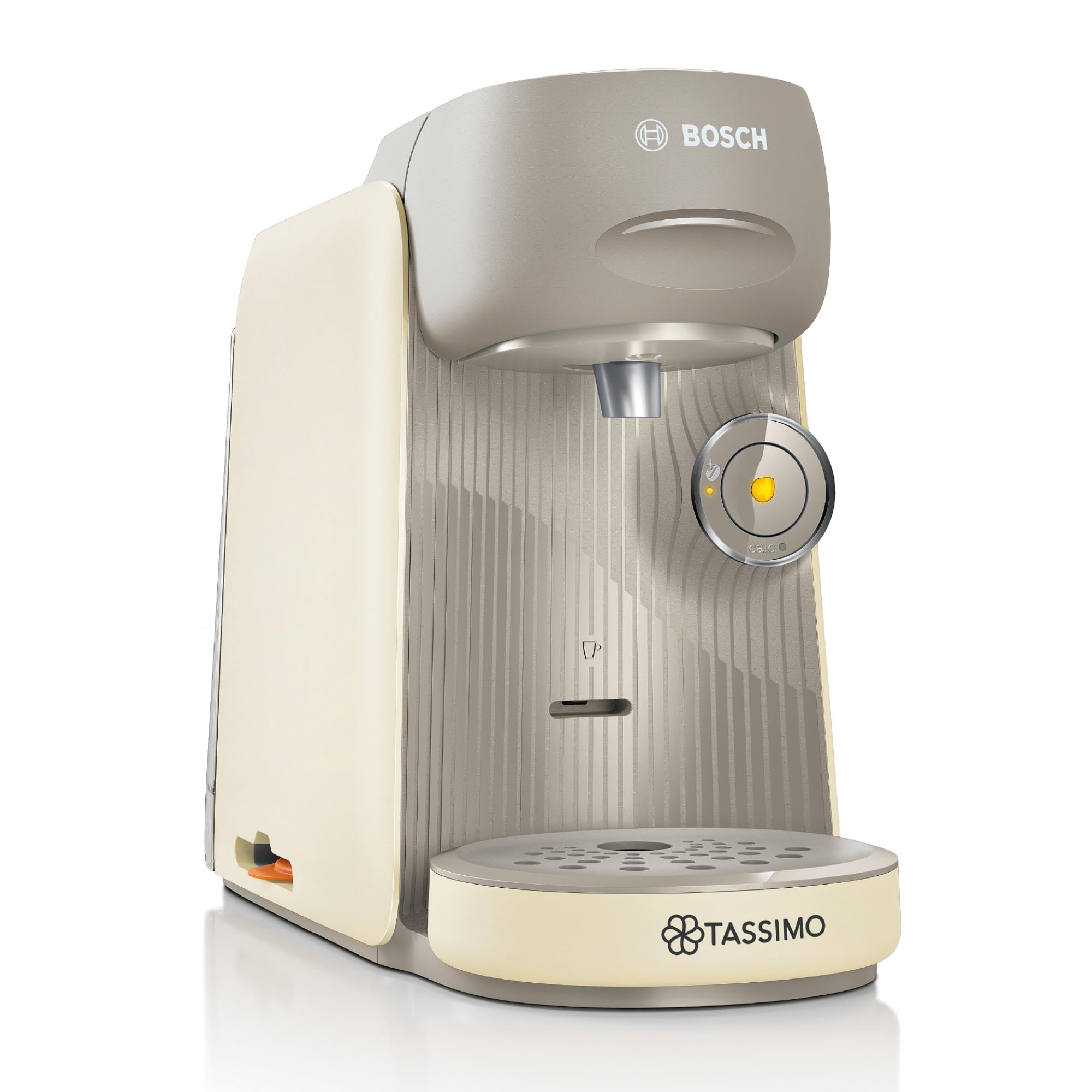 Bosch Tassimo finesse TAS167P Capsule Machine, 70 Drinks, More Intense Coffee at Head Pressure, Automatic Shut-Off, Perfectly Dosed, Space-Saving, 1400 W, Cream